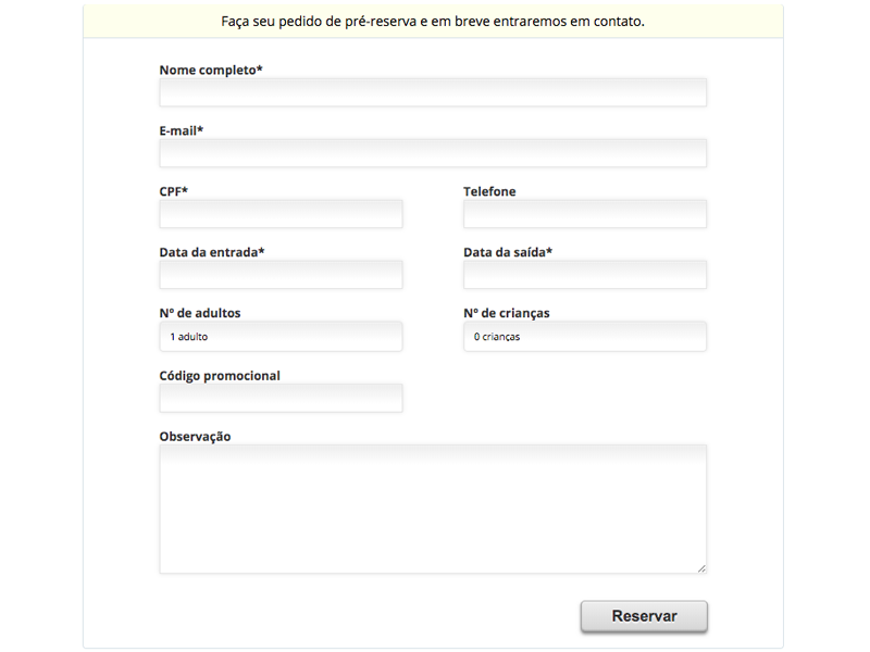 reservas diretas