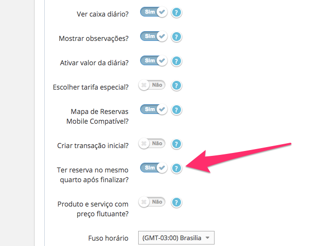 reservar novamente