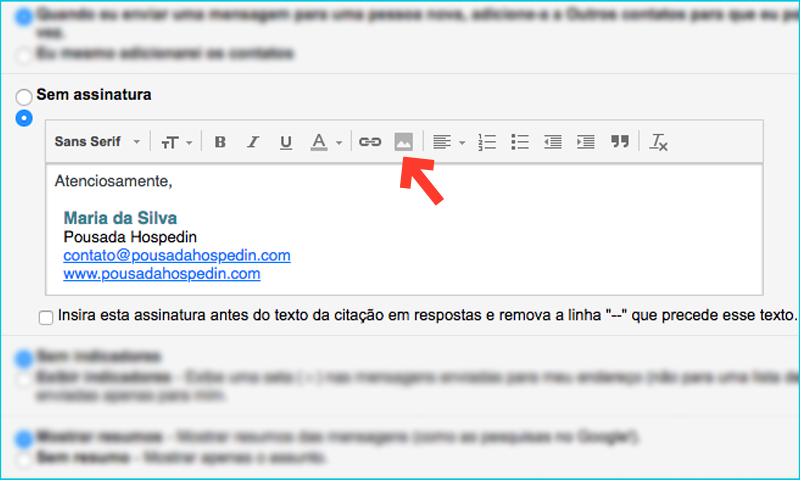 modelos de e-mails assinatura passo3
