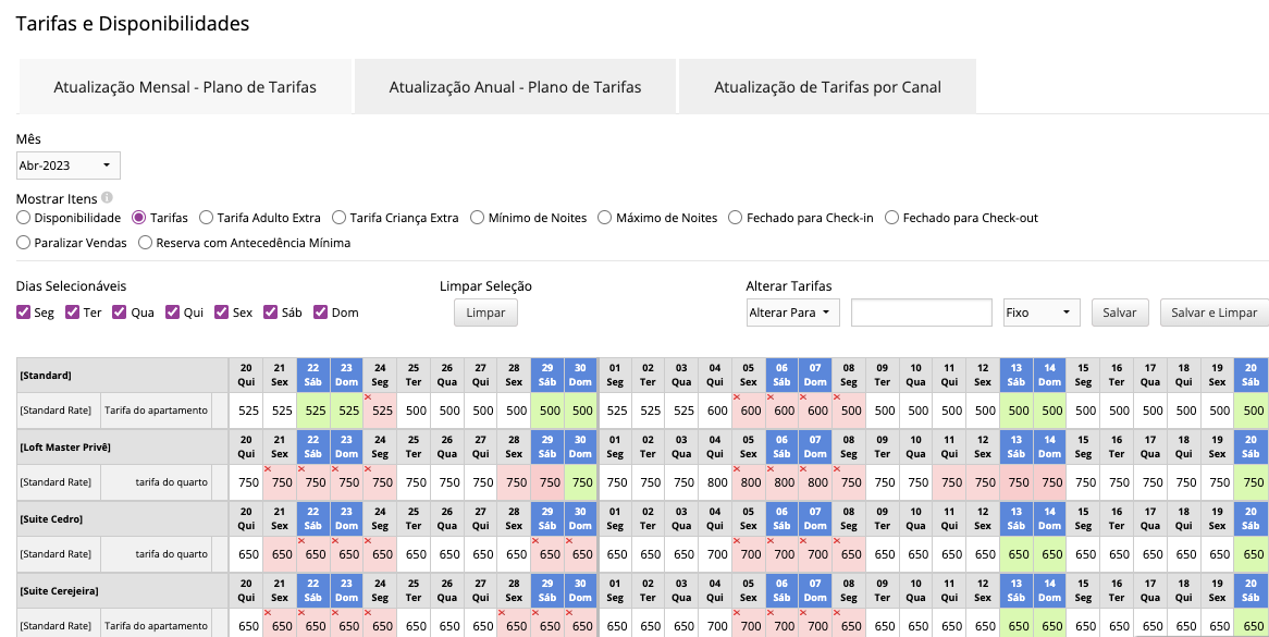 motor de reservas online